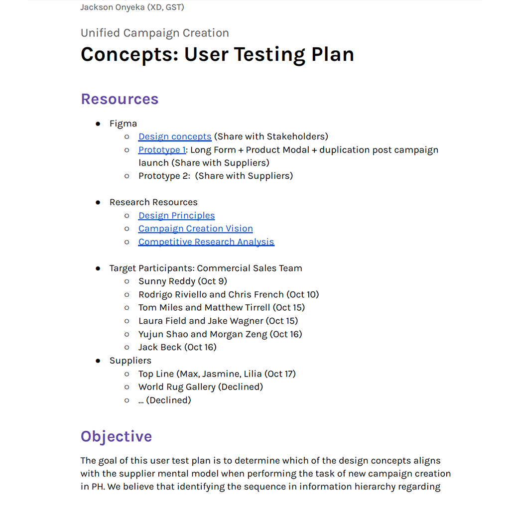 User Testing Results Visualization